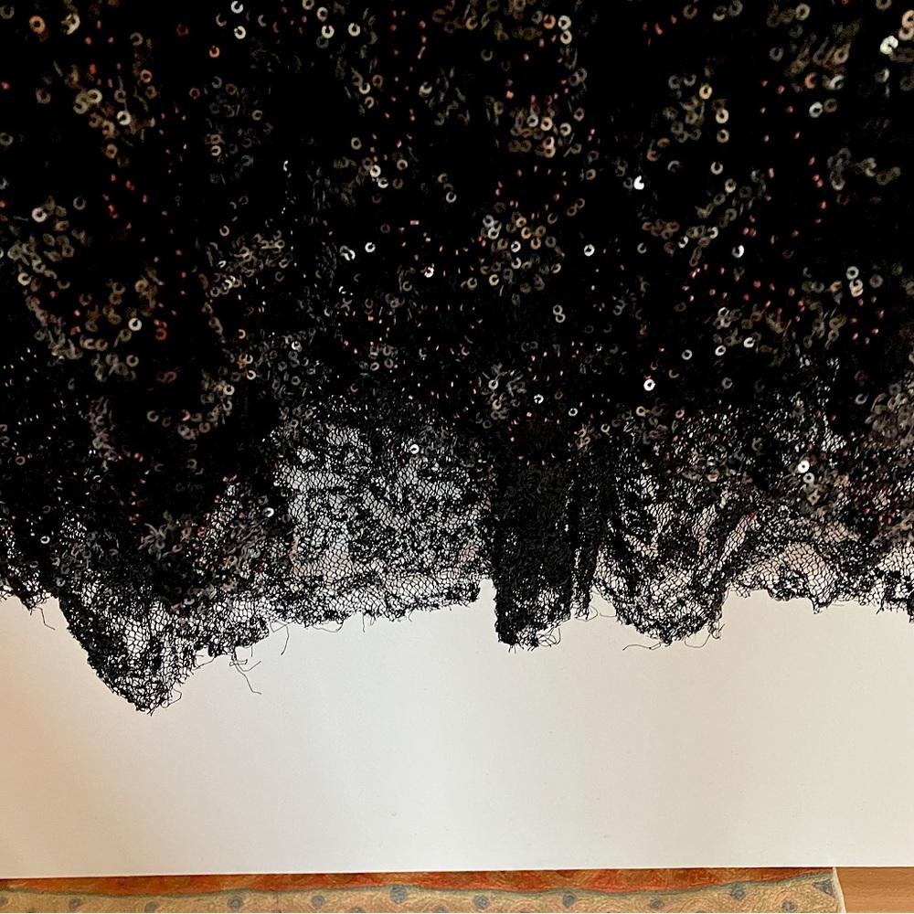 Zara Limited Edition Black  Midi Embellished dress.  NWOT size M/L - Picture 7 of 16